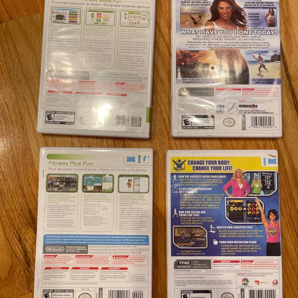 💜 5 for $25 or 3 for $18 Wii bundle of 4 workout/ exercise games